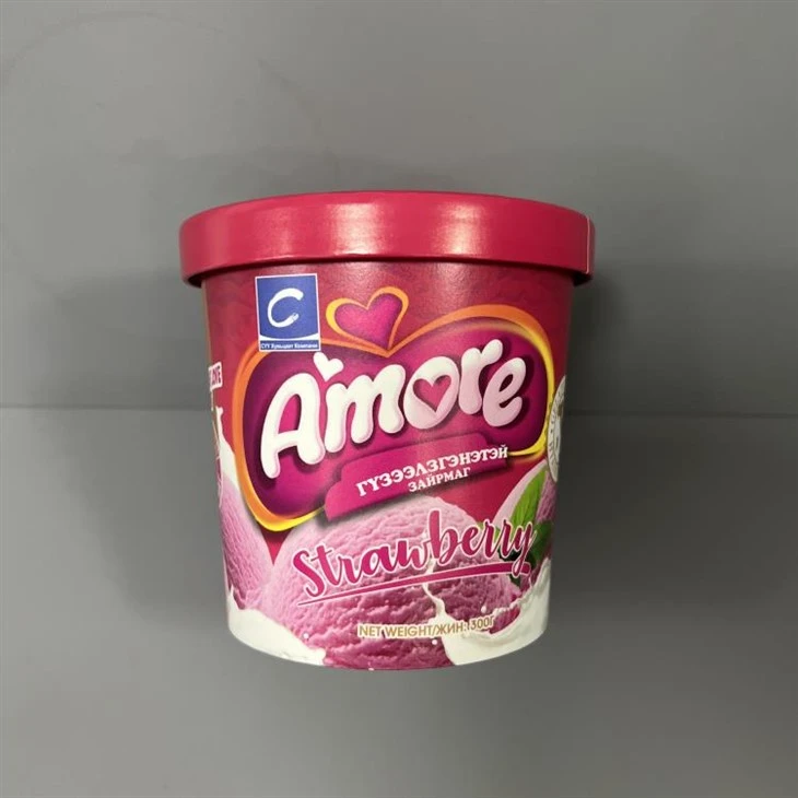 strawberry ice cream cups
