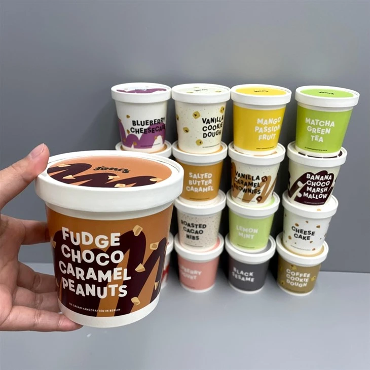 500ml Ice Cream Tubs with Lids