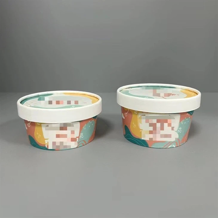 6oz Ice Cream Cup With Lid