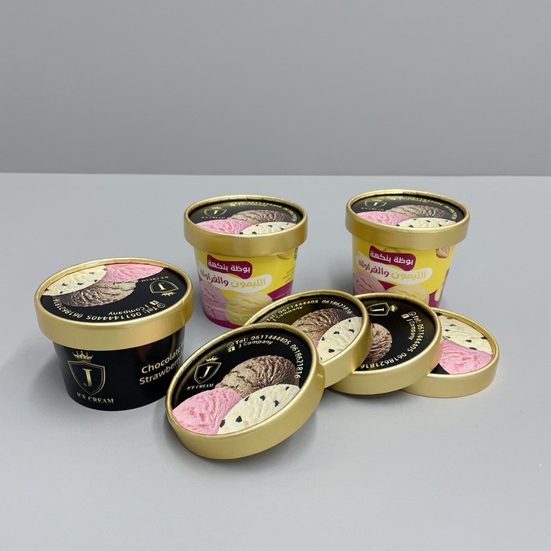 120ml ice cream cup with lid 120ml ice cream cup with lid
