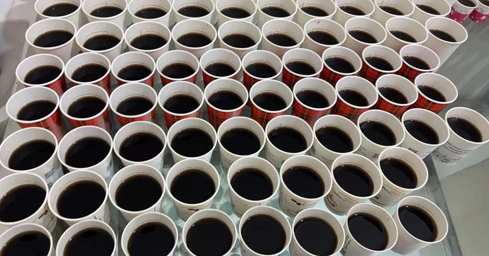 7oz printed cups testing 7oz printed cups testing